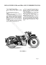 Preview for 31 page of Royal Enfield 350 Clipper Workshop Maintenance Manual