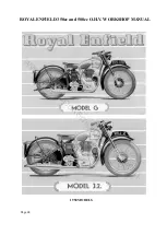 Preview for 44 page of Royal Enfield 350 Clipper Workshop Maintenance Manual