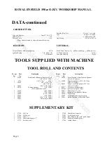 Preview for 6 page of Royal Enfield CO Workshop Maintenance Manual