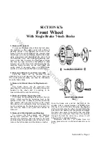 Предварительный просмотр 54 страницы Royal Enfield METEOR MINOR AIRFLOW 1958 Workshop Maintenance Manual