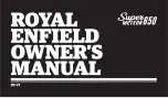 Preview for 1 page of Royal Enfield Super Meteor 650 Owner'S Manual