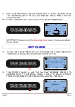 Preview for 16 page of Royal Falcon GALILEO Instructions For Programming