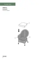 Предварительный просмотр 6 страницы Royal garden Hacienda Wicker Dining Chair HHTDCH203 Assembly Instructions Manual