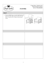 Предварительный просмотр 4 страницы Royal garden Russell Assembly Instructions Manual