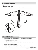 Предварительный просмотр 7 страницы Royal garden SH9UMB104 Use And Care Manual