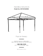 Предварительный просмотр 1 страницы Royal garden SVPUPGZB106 Assembly Instructions Manual