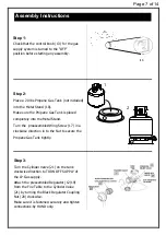 Предварительный просмотр 9 страницы Royal garden TM21RD41FPT1 Assembly Instructions Manual