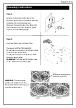 Предварительный просмотр 10 страницы Royal garden TM21RD41FPT1 Assembly Instructions Manual