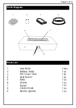 Предварительный просмотр 7 страницы Royal garden TM21RT56FPT1 Assembly Instructions Manual