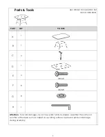 Предварительный просмотр 2 страницы Royal garden VTSCST401 Assembly Instructions Manual