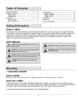 Preview for 2 page of Royal garden YJAF-038G-CAFE Use And Care Manual