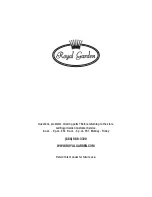 Preview for 13 page of Royal garden YJAF-819A Use And Care Manual