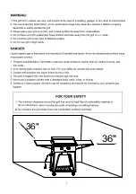 Preview for 4 page of ROYAL GOURMET GB2000 Owner'S Manual