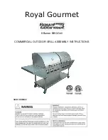 ROYAL GOURMET KX0802 Assembly Instructions Manual preview