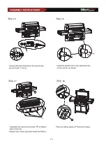 Предварительный просмотр 14 страницы ROYAL GOURMET Mirage MG Series Owner'S Manual