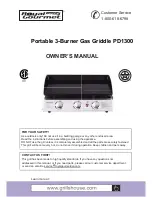 ROYAL GOURMET PD1300 Owner'S Manual preview