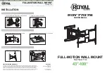 Royal Mounts ROY7707B User Manual preview