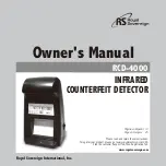 Royal Sovereign International RCD-4000 Owner'S Manual preview