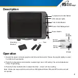 Предварительный просмотр 5 страницы Royal Sovereign International RPH-260G Owner'S Manual