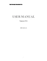 Royal Sovereign International RTAB-10 User Manual preview