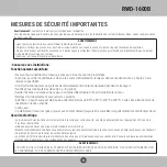 Preview for 13 page of Royal Sovereign International RWD-1600B Owner'S Manual