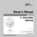 Royal Sovereign DFN-20 Owner'S Manual preview