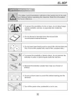 Preview for 4 page of Royal Sovereign EL-9DF Owner'S Manual