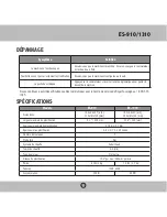 Предварительный просмотр 23 страницы Royal Sovereign ES-1310 Owner'S Manual