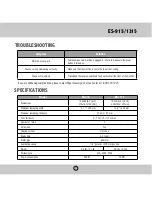 Предварительный просмотр 7 страницы Royal Sovereign ES-1315 Owner'S Manual