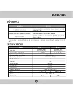 Предварительный просмотр 23 страницы Royal Sovereign ES-1315 Owner'S Manual