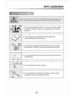 Preview for 4 page of Royal Sovereign NPH-1200N Owner'S Manual