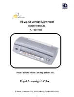 Royal Sovereign PL - 922 Owner'S Manual preview