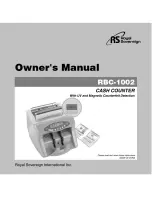 Royal Sovereign RBC-1002 Owner'S Manual preview