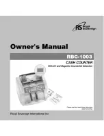 Royal Sovereign RBC-1003 Owner'S Manual preview