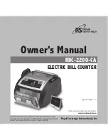 Royal Sovereign RBC-2200-CA Owner'S Manual preview