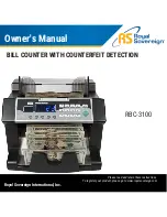 Royal Sovereign RBC-3100 Owner'S Manual preview