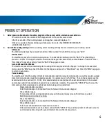 Preview for 7 page of Royal Sovereign RBC-4500 Owner'S Manual