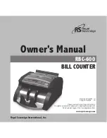 Royal Sovereign RBC-600 Owner'S Manual preview