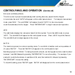 Preview for 11 page of Royal Sovereign RBC-ED250-CA Owner'S Manual