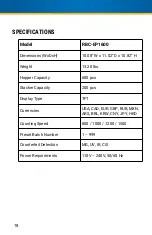 Предварительный просмотр 18 страницы Royal Sovereign RBC-EP1600 Operating Manual