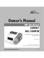 Royal Sovereign RBC-Quickcount Owner'S Manual предпросмотр