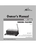 Предварительный просмотр 1 страницы Royal Sovereign RBM-1200 Owner'S Manual