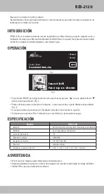 Preview for 3 page of Royal Sovereign RCD-2120 Owner'S Manual