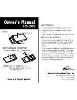 Royal Sovereign RCD-UVP2 Owner'S Manual preview