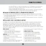 Preview for 33 page of Royal Sovereign RMW700 Series Owner'S Manual