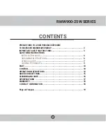 Preview for 5 page of Royal Sovereign RMW900-25W Series Owner'S Manual