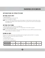 Preview for 11 page of Royal Sovereign RMW900-25W Series Owner'S Manual