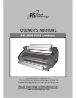 Royal Sovereign RSL-2702S Owner'S Manual preview