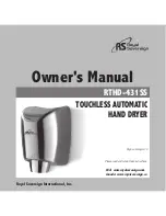 Royal Sovereign RTHD-431SS Owner'S Manual предпросмотр