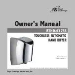 Предварительный просмотр 1 страницы Royal Sovereign RTHD-637SS Owner'S Manual